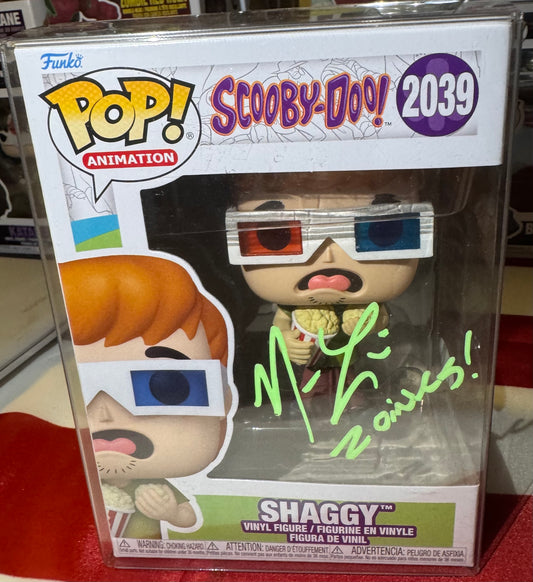 Funko Pop! Scooby-Doo #2039 – Signed by Matthew Lillard in Neon Green, JSA Certified