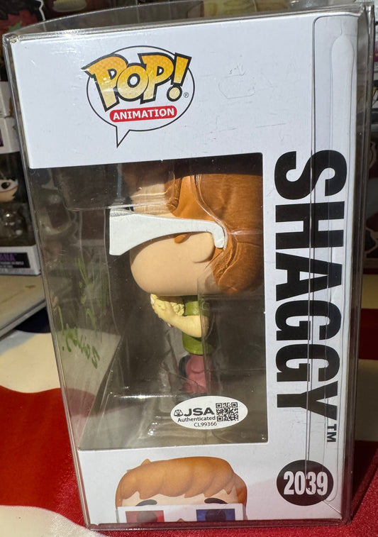 Funko Pop! Scooby-Doo #2039 – Signed by Matthew Lillard in Neon Green, JSA Certified